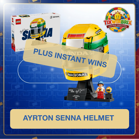 WIN LEGO Editions Ayrton Senna Helmet